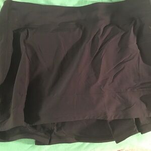 Black contender skirt sports skirt